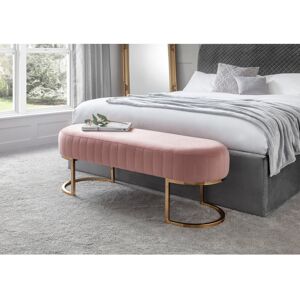 Etta Avenue Accringt Bench Pink 42cm H X 117.5cm W Etta Avenue Accringt Bench Pink 42cm H X 117.5cm W