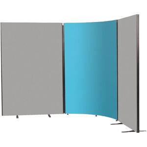Symple Stuff Wood Partition Cyan 182.5cm H x 100cm W x 3cm D Symple Stuff Wood Partition Cyan 182.5cm H x 100cm W x 3cm D