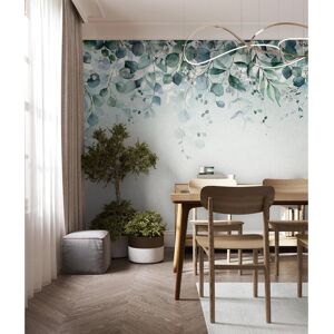 Art For the Home Botanical Cascade Print To Order Fixed Size 2.8m x 3m Mural Blue 300cm L X 280cm W Art For the Home Botanical Cascade Print To Order Fixed Size 2.8m x 3m Mural Blue 300cm L X 280cm W