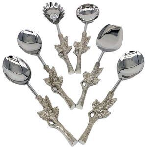 Marlow Home Co. Blanken 6 Piece Hostess Set Silver 29cm L X 8cm W Marlow Home Co. Blanken 6 Piece Hostess Set Silver 29cm L X 8cm W