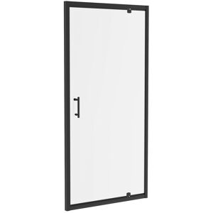 Latitude Run Achante 1900mm H Pivot Framed Shower Door with Clear Glass Black 920cm W Latitude Run Achante 1900mm H Pivot Framed Shower Door with Clear Glass Black 920cm W