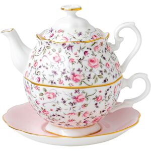 Royal Albert, Rose Confetti - Tea for One Set Pink 490ml Royal Albert, Rose Confetti - Tea for One Set Pink 490ml