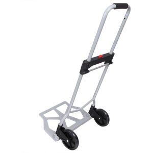 Rebrilliant Akshay 99.06cm H x 27.68cm W x 41.65cm D Portable Foldable Hand Truck Trolley Silver 97cm H X 70.31cm W X 41.65cm D Rebrilliant Akshay 99.06cm H x 27.68cm W x 41.65cm D Portable Foldable Hand Truck Trolley Silver 97cm H X 70.31cm W X 41.65cm D