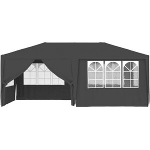 Dakota Fields Erim 4m x 6m Steel Party Tent Anthracite Dakota Fields Erim 4m x 6m Steel Party Tent Anthracite