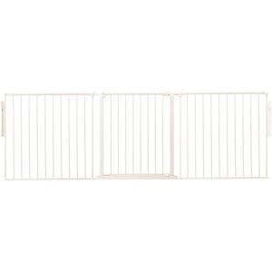 17 Stories Spyros 70cm H Metal Folding Room Divider White 70cm H x 226cm W x 1.5cm D 17 Stories Spyros 70cm H Metal Folding Room Divider White 70cm H x 226cm W x 1.5cm D