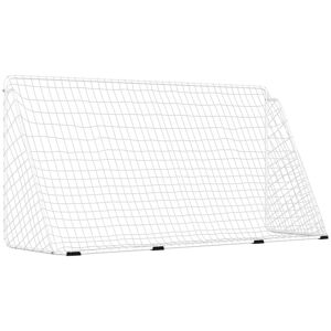 Freeport Park Football Goal With Net White 180X90x120 Cm Steel White;Clear 182 x 122 x 366 cm Freeport Park Football Goal With Net White 180X90x120 Cm Steel White;Clear 182 x 122 x 366 cm