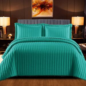 Canora Grey Aliya-Grace Throw Dark Green W240 x L250cm Canora Grey Aliya-Grace Throw Dark Green W240 x L250cm