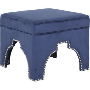 Rosdorf Park Campbell Footstool Navy 45.47cm H X 54.1cm W X 54.1cm D Rosdorf Park Campbell Footstool Navy 45.47cm H X 54.1cm W X 54.1cm D