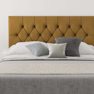 Wade Logan Talcott Upholstered Headboard Velvet Ochre Single (3') Wade Logan Talcott Upholstered Headboard Velvet Ochre Single (3')