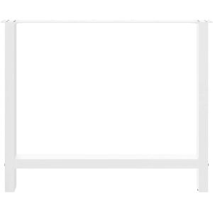 17 Stories Seaira Coffee Table Legs Steel White 73cm H x 90cm W x 90cm D 17 Stories Seaira Coffee Table Legs Steel White 73cm H x 90cm W x 90cm D