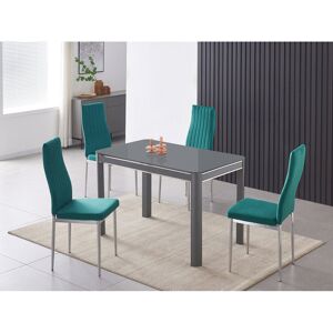 Fairmont Park Aadaya 4 - Person Dining Set Green 4 Fairmont Park Aadaya 4 - Person Dining Set Green 4