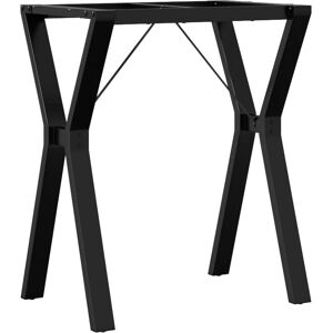 Latitude Run Armony Dining Table Legs Y-Frame Steel Black 73cm H x 60cm W x 40cm D Latitude Run Armony Dining Table Legs Y-Frame Steel Black 73cm H x 60cm W x 40cm D