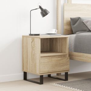 17 Stories Murel 1 Drawer Bedside Table Sonoma Oak 50cm H X 40cm W X 35cm D 17 Stories Murel 1 Drawer Bedside Table Sonoma Oak 50cm H X 40cm W X 35cm D