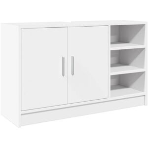 Brayden Studio Breaden 90cm W x 55cm H x 29cm D Under Sink Cabinet White 55cm H X 90cm W X 29cm D Brayden Studio Breaden 90cm W x 55cm H x 29cm D Under Sink Cabinet White 55cm H X 90cm W X 29cm D