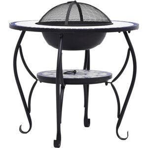 World Menagerie Dalys Mosaic Fire Pit Table Blue and White 68 cm Ceramic Black/Blue 0cm H X 0cm W X 68cm D;0cm H X 0cm W X 68cm D World Menagerie Dalys Mosaic Fire Pit Table Blue and White 68 cm Ceramic Black/Blue 0cm H X 0cm W X 68cm D;0cm H X 0cm W X 68cm D