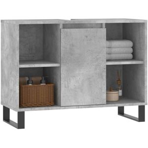 Latitude Run Adriene Freestanding Bathroom Cabinet Concrete Grey 60cm H X 80cm W X 33cm D Latitude Run Adriene Freestanding Bathroom Cabinet Concrete Grey 60cm H X 80cm W X 33cm D