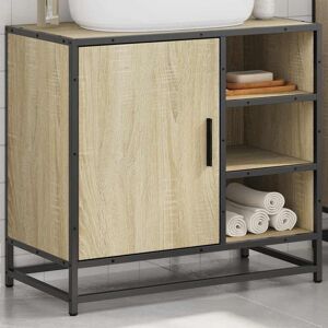 Borough Wharf Anabeli Bathroom Cabinet Sonoma Oak 60cm H X 65cm W X 33cm D Borough Wharf Anabeli Bathroom Cabinet Sonoma Oak 60cm H X 65cm W X 33cm D