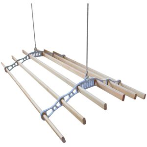 Rebrilliant Ceiling Pulley Wall-Mounted Drying Rack 14cm H X 140cm W X 56cm D Rebrilliant Ceiling Pulley Wall-Mounted Drying Rack 14cm H X 140cm W X 56cm D