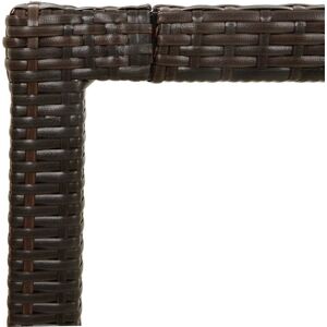 Ebern Designs Bryshawn Rattan Dining Table Brown/Black 75cm H x 150cm W x 90cm D Ebern Designs Bryshawn Rattan Dining Table Brown/Black 75cm H x 150cm W x 90cm D