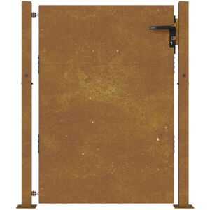17 Stories Maingrette Metal Gate Brown 105cm H x 130cm W 17 Stories Maingrette Metal Gate Brown 105cm H x 130cm W