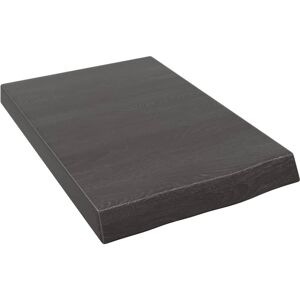 Alpen Home Bathroom Countertop Treated Solid Wood Dark Brown 6cm H X 60cm W X 40cm D Alpen Home Bathroom Countertop Treated Solid Wood Dark Brown 6cm H X 60cm W X 40cm D