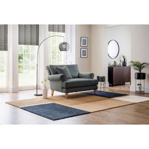 ClassicLiving Adama Upholstered Accent Chairs Dark Gray 78cm H X 123cm W X 110cm D ClassicLiving Adama Upholstered Accent Chairs Dark Gray 78cm H X 123cm W X 110cm D