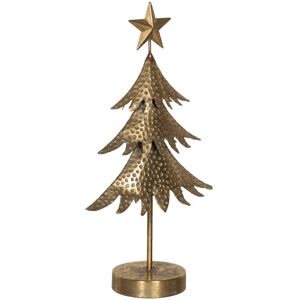 Mercer41 Christmas Tabletop Tree Gold 53cm H x 27.5cm W x 13.5cm D Mercer41 Christmas Tabletop Tree Gold 53cm H x 27.5cm W x 13.5cm D