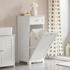 Marlow Home Co. Lyonsdale Cabinet Laundry Bin White 90cm H X 40cm W X 38cm D Marlow Home Co. Lyonsdale Cabinet Laundry Bin White 90cm H X 40cm W X 38cm D