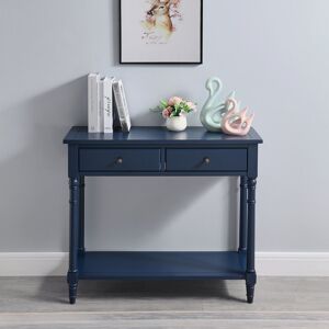Rosalind Wheeler Beauman 90 Cm Console Table Blue 90cm W X 35cm D Rosalind Wheeler Beauman 90 Cm Console Table Blue 90cm W X 35cm D