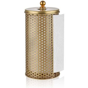 Symple Stuff Free-Standing Paper Towel Holder Gold 30cm H X 14cm W X 14cm D Symple Stuff Free-Standing Paper Towel Holder Gold 30cm H X 14cm W X 14cm D