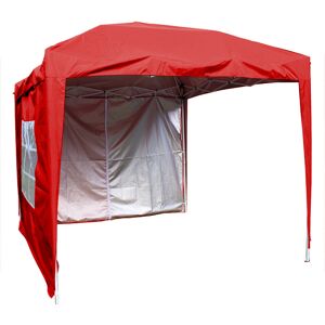 Dakota Fields Isere 2.5m x 2.5m Metal Pop-Up Gazebo Red 248.92cm W X 248.92cm D X 259.08cm H Dakota Fields Isere 2.5m x 2.5m Metal Pop-Up Gazebo Red 248.92cm W X 248.92cm D X 259.08cm H