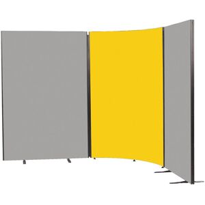 Symple Stuff Wood Partition Yellow 122.5cm H x 180cm W x 3cm D Symple Stuff Wood Partition Yellow 122.5cm H x 180cm W x 3cm D