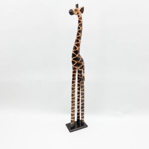 Bloomsbury Market Taylorstown Giraffe Statue Brown 150cm H X 30cm W X 20cm D Bloomsbury Market Taylorstown Giraffe Statue Brown 150cm H X 30cm W X 20cm D
