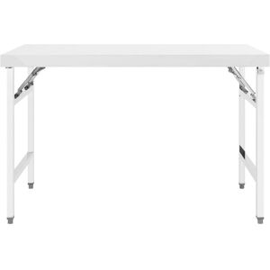 Dakota Fields Bruckmann Folding Stainless Steel Camping Table 80cm H x 120cm W x 60cm D Dakota Fields Bruckmann Folding Stainless Steel Camping Table 80cm H x 120cm W x 60cm D