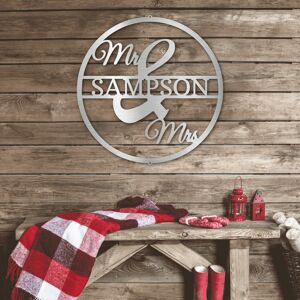 Blue Elephant Monogram Art Wall Décor Silver 75cm H x 75cm W x 0.2cm D Blue Elephant Monogram Art Wall Décor Silver 75cm H x 75cm W x 0.2cm D