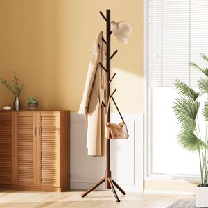 Brayden Studio Coat Rack With Hooks Brown 175cm H X 50cm W X 50cm D Brayden Studio Coat Rack With Hooks Brown 175cm H X 50cm W X 50cm D