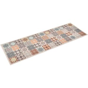 Marlow Home Co. Thaxton Mosaic Kitchen Mat Grey/Beige/Orange 60cm W x 180cm L Marlow Home Co. Thaxton Mosaic Kitchen Mat Grey/Beige/Orange 60cm W x 180cm L