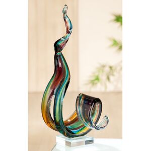 Ebern Designs Nigan Sculpture Green 38cm H X 16cm W X 18cm D Ebern Designs Nigan Sculpture Green 38cm H X 16cm W X 18cm D