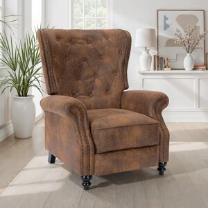 ClassicLiving 89cm Wide Standard Recliner Recliner Brown 105cm H X 89cm W X 96cm D ClassicLiving 89cm Wide Standard Recliner Recliner Brown 105cm H X 89cm W X 96cm D