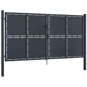 Dakota Fields Mosig 13' x 7' (4m x 2.25m) Metal Gate Anthracite 225cm H x 300cm W Dakota Fields Mosig 13' x 7' (4m x 2.25m) Metal Gate Anthracite 225cm H x 300cm W