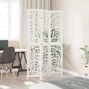 Latitude Vive Celsa 110cm W 3 - Panel Solid Wood Accent Room Divider White 200cm H x 110cm W Latitude Vive Celsa 110cm W 3 - Panel Solid Wood Accent Room Divider White 200cm H x 110cm W