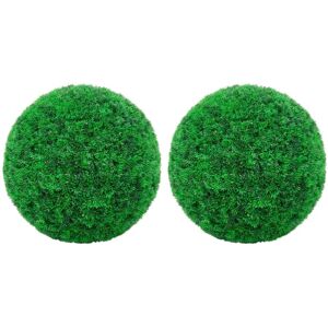 The Seasonal Aisle 52cm Artificial Boxwood Plant Green 52cm H X 52cm W X 52cm D The Seasonal Aisle 52cm Artificial Boxwood Plant Green 52cm H X 52cm W X 52cm D