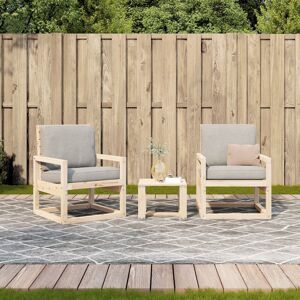 Alpen Home 3 Piece Garden Lounge Set Impregnated Wood Pine Natural Alpen Home 3 Piece Garden Lounge Set Impregnated Wood Pine Natural
