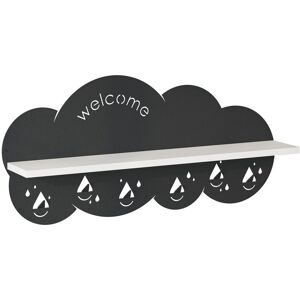 17 Stories Natsha Metal Wall Organizer with Key Hooks White 39.4cm H X 84cm W X 14.2cm D 17 Stories Natsha Metal Wall Organizer with Key Hooks White 39.4cm H X 84cm W X 14.2cm D