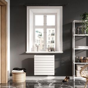 White Stone Horizontal Flat Panel Radiators White 600mm H x 600mm W White Stone Horizontal Flat Panel Radiators White 600mm H x 600mm W