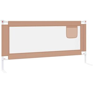 Zoomie Kids Rodborough Toddler Safety Side Rail Taupe 95cm H x 190cm L x 25cm W Zoomie Kids Rodborough Toddler Safety Side Rail Taupe 95cm H x 190cm L x 25cm W