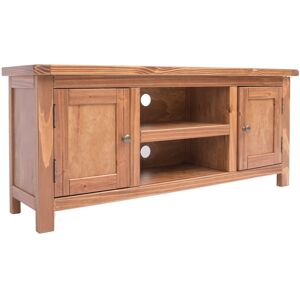 Lark Manor Abiorn 2 Door TV Stand Brown/Antique Brass 55" Lark Manor Abiorn 2 Door TV Stand Brown/Antique Brass 55"