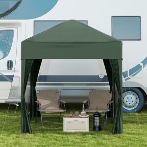 Dakota Fields 2m x 2m Steel Pop-Up Gazebo Green Dakota Fields 2m x 2m Steel Pop-Up Gazebo Green