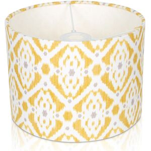 East Urban Home 10" Ikat Teal And Grey Dots Mustard Yellow 25.4cm H x 40.6cm W x 40.6cm D East Urban Home 10" Ikat Teal And Grey Dots Mustard Yellow 25.4cm H x 40.6cm W x 40.6cm D