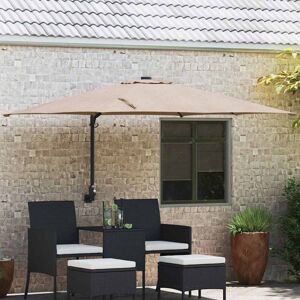 World Menagerie Wall Mount Parasol Taupe 160cm H x 247.5cm W x 247.5cm D World Menagerie Wall Mount Parasol Taupe 160cm H x 247.5cm W x 247.5cm D